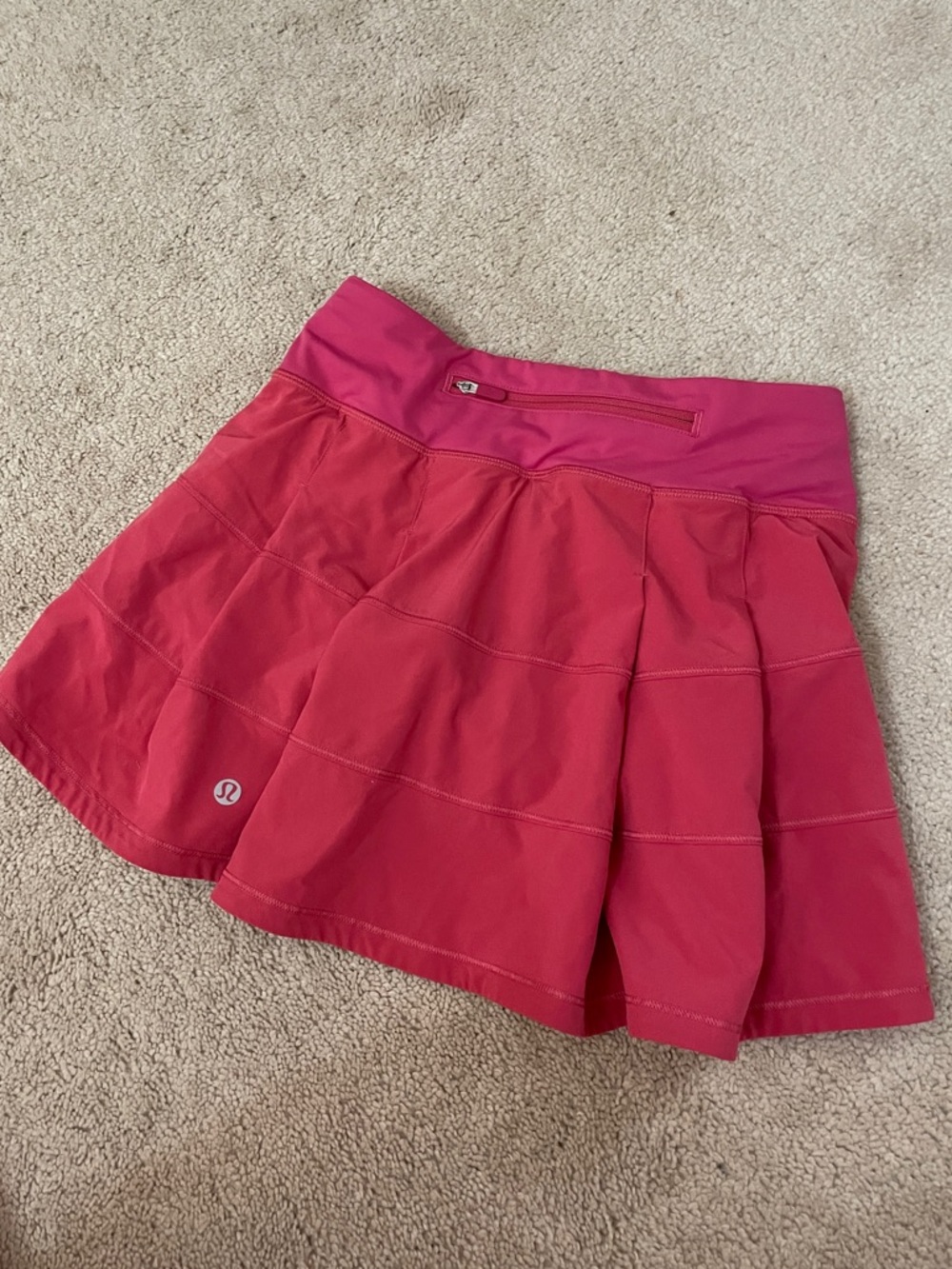 Like new lululemon athletica dragonfruit Pink Athletic Skater Skirt